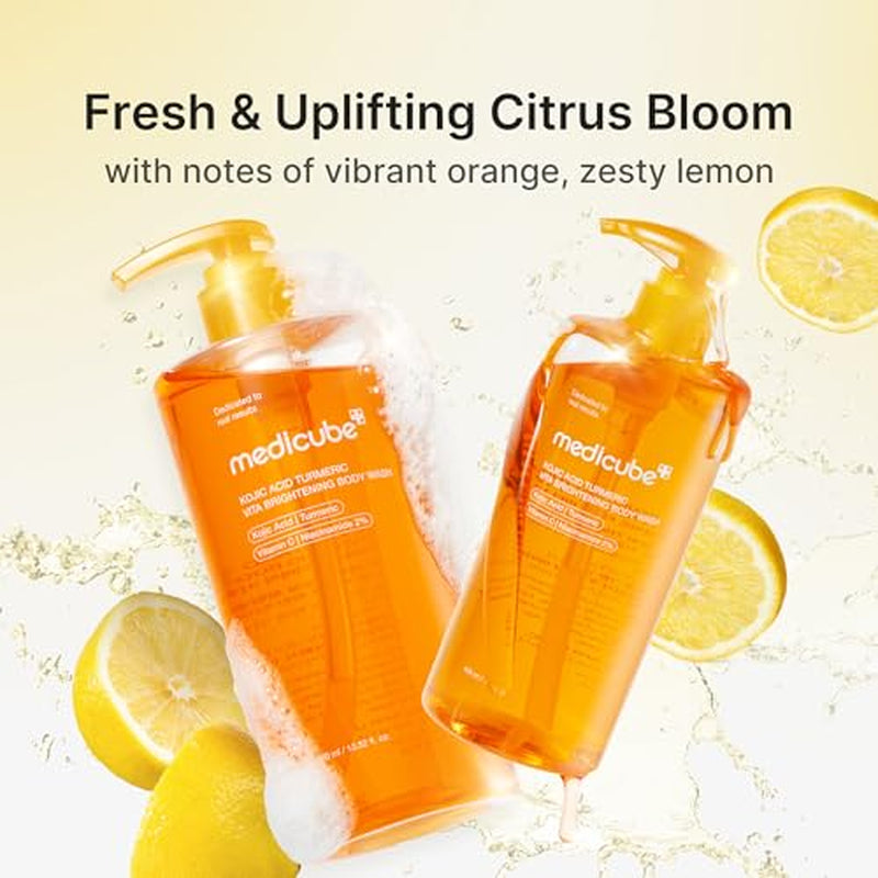 Turmeric Body Peel Shot and Kojic Acid Body Wash 