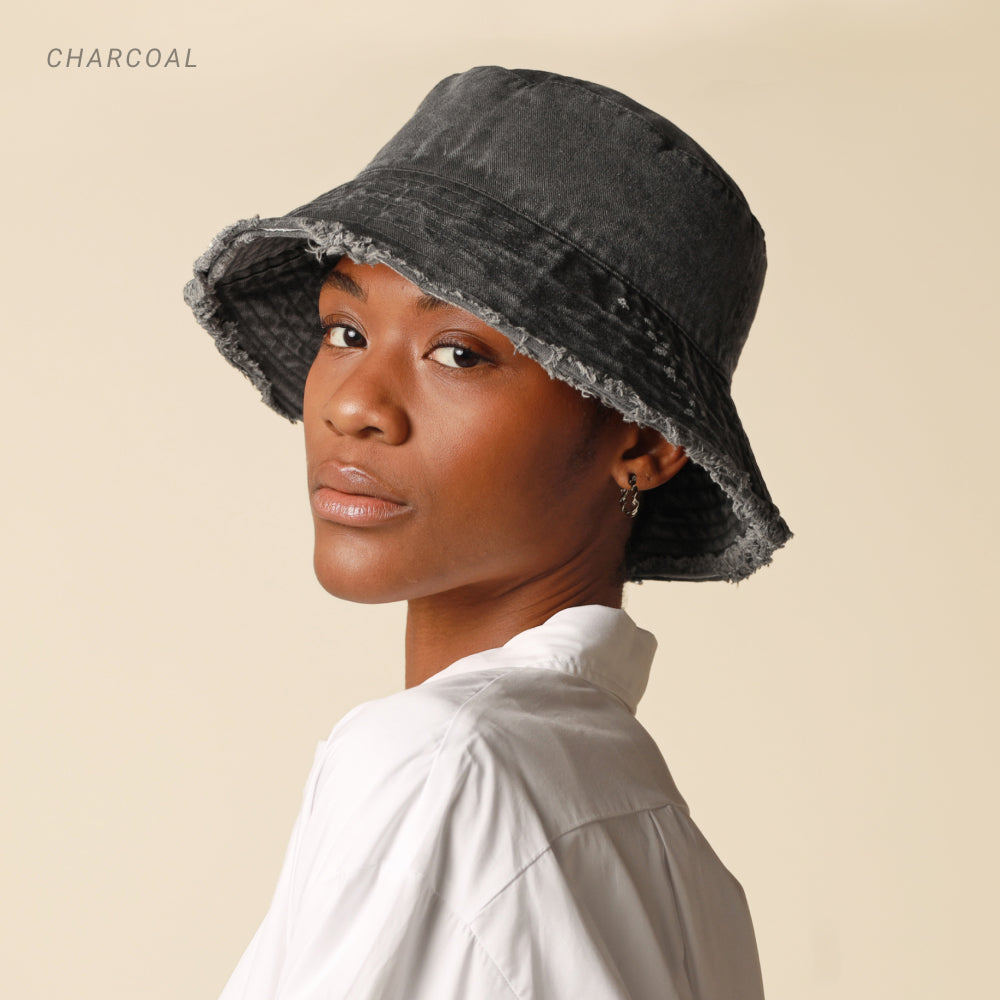 Frayed Bucket Hat