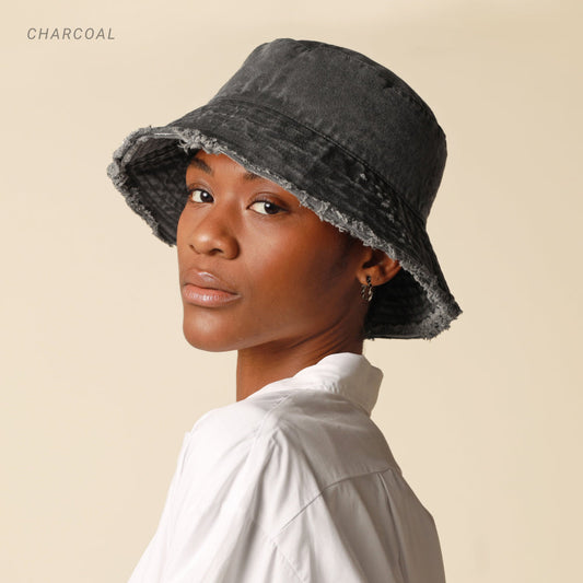 Frayed Bucket Hat