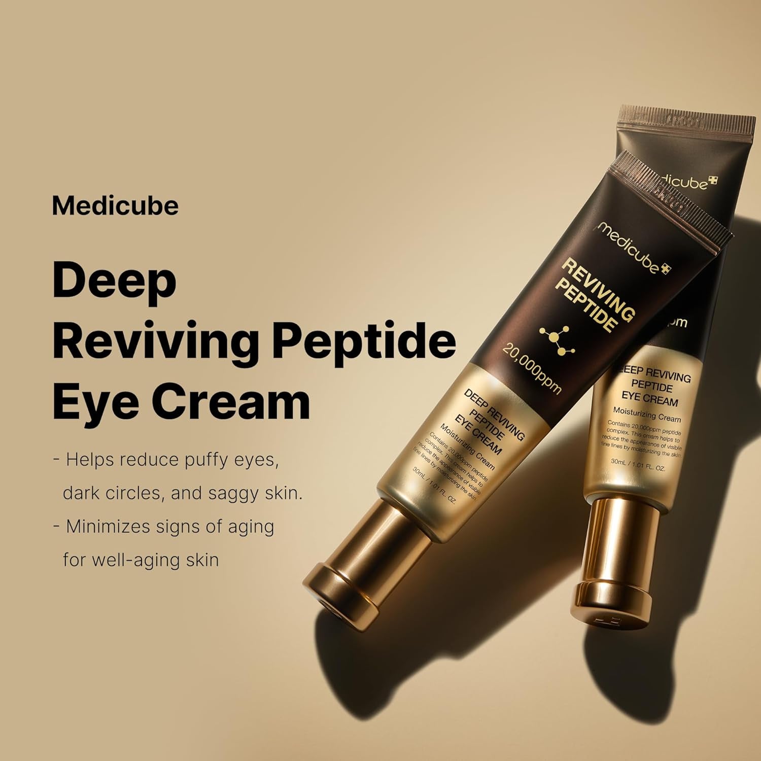 Eye Treatment Serum with Multi Peptides, Niacinamide & Squalane 