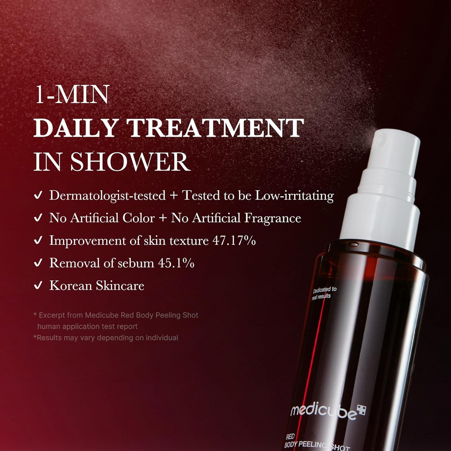 Peeling Shot Body Spray Cleanser + Red Body Wash