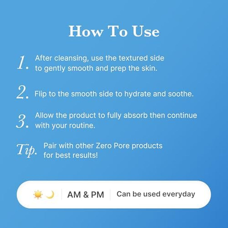 Zero Pore Pad Mild and Zero Foam Cleanser 