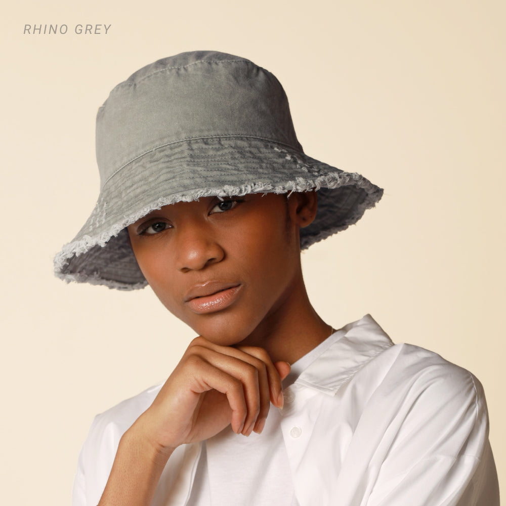 Frayed Bucket Hat