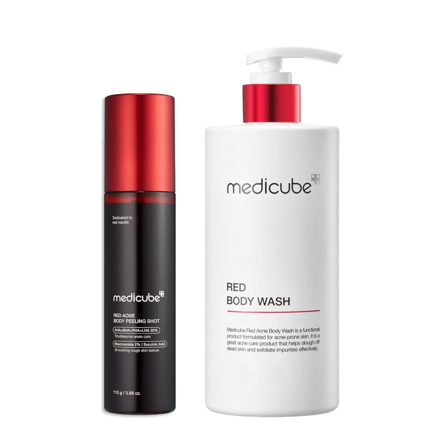 Peeling Shot Body Spray Cleanser + Red Body Wash