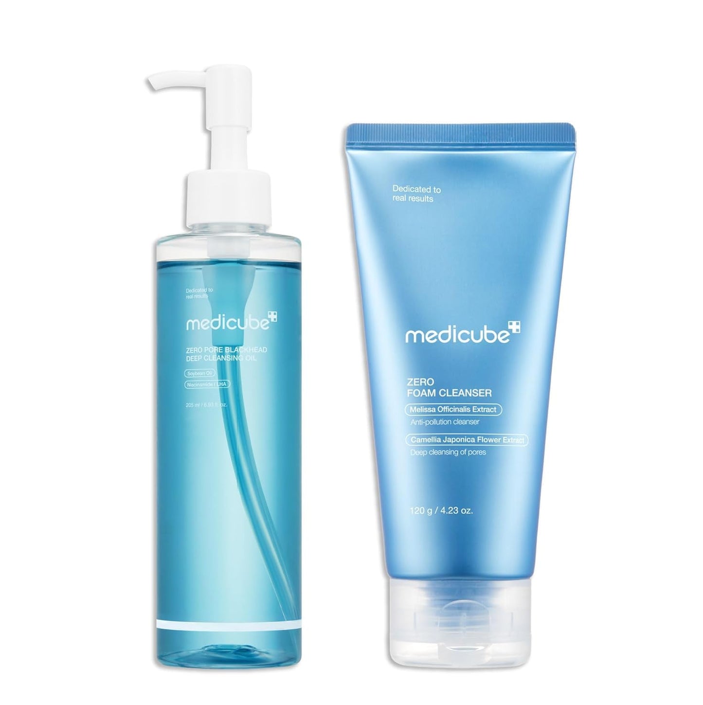 Double Cleansing Duo: Zero Pore Blackhead Cleansing Oil and Zero Foam Cleanser
