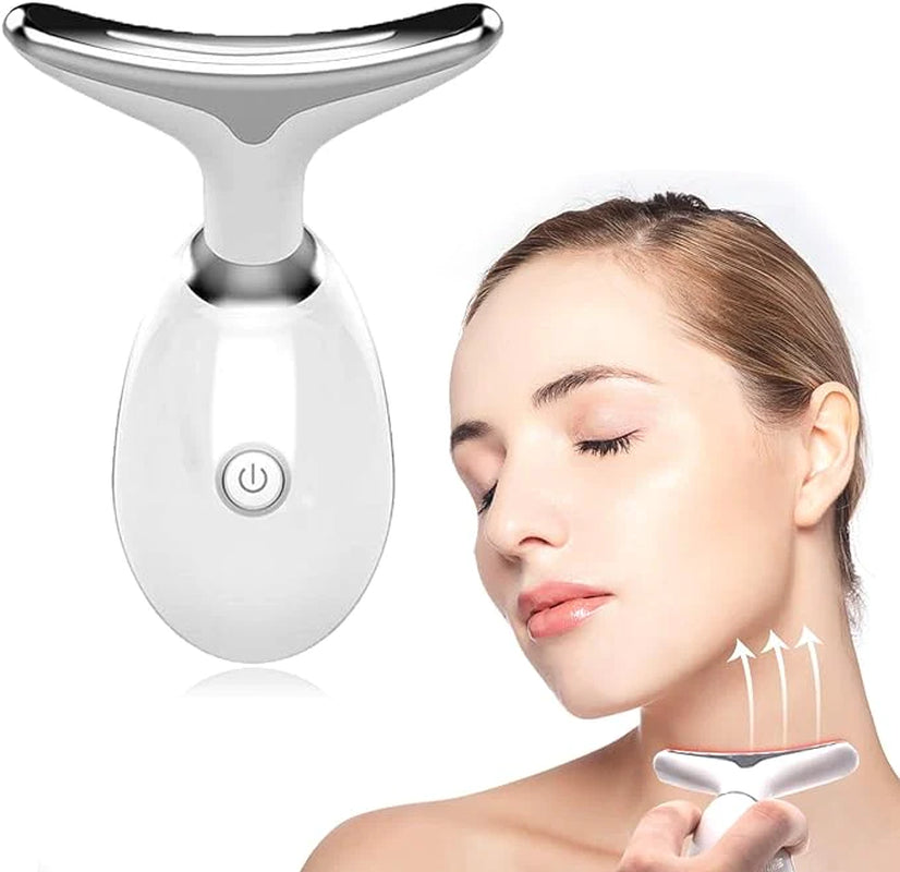 Wavy Chic 7-Color Facial Massager with Microcurrent — Skin Firming Device for Face & Neck