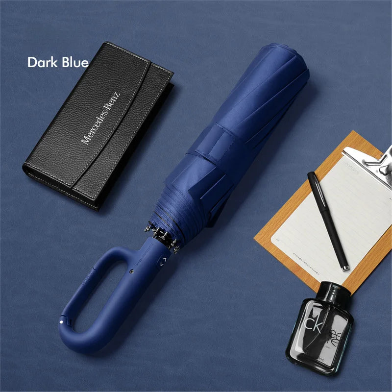 Heavy-Duty Automatic Umbrella with UV Protection - Windproof, Portable & Stylish for All Weather!