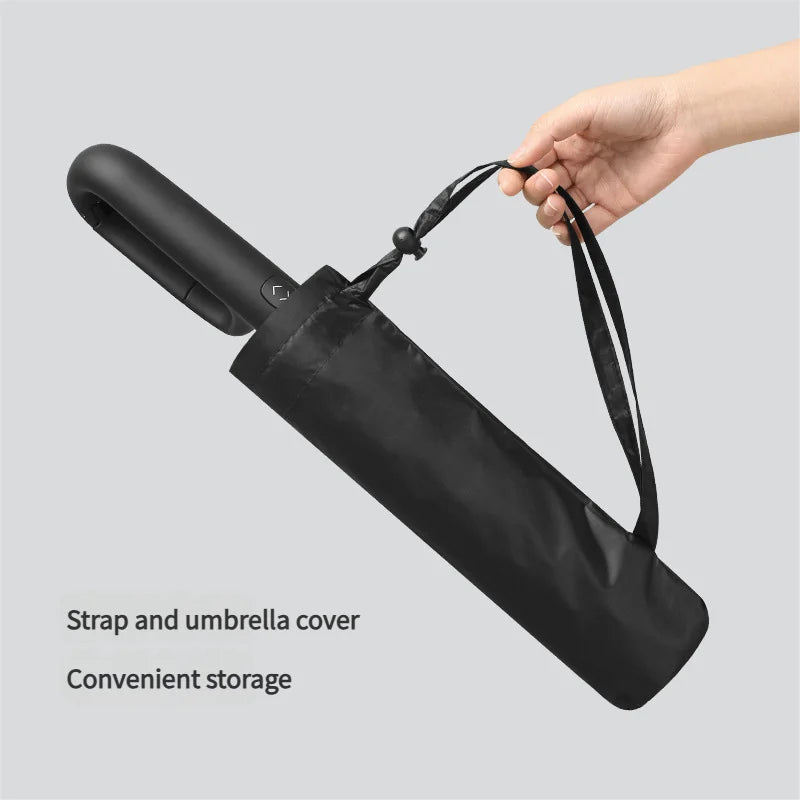 Heavy-Duty Automatic Umbrella with UV Protection - Windproof, Portable & Stylish for All Weather!