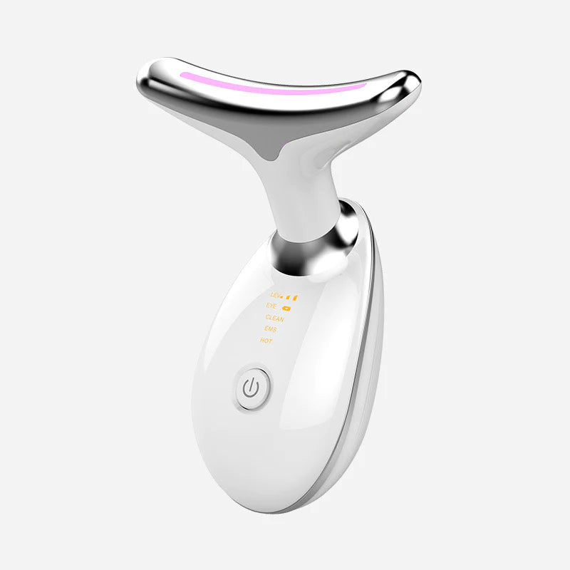 Wavy Chic 7-Color Facial Massager with Microcurrent — Skin Firming Device for Face & Neck