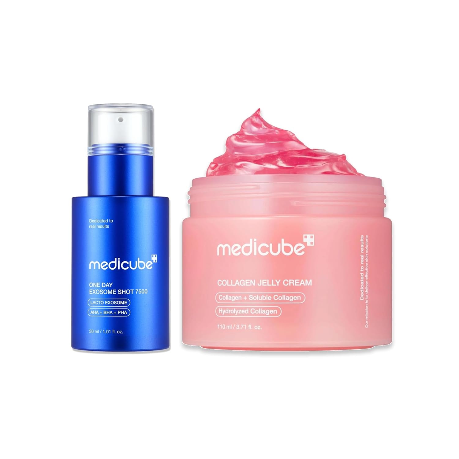 Glow Essential Care Duo: Zero Exosome Facial Serum and Collagen Jelly Cream