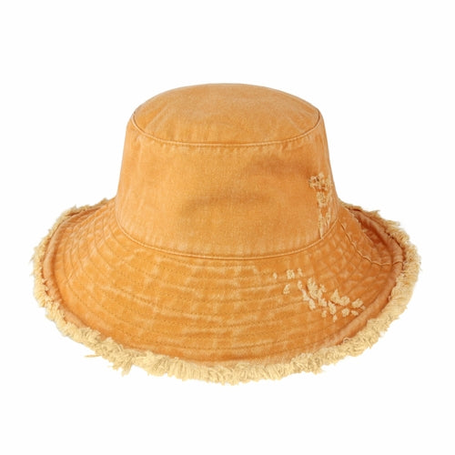 Frayed Bucket Hat