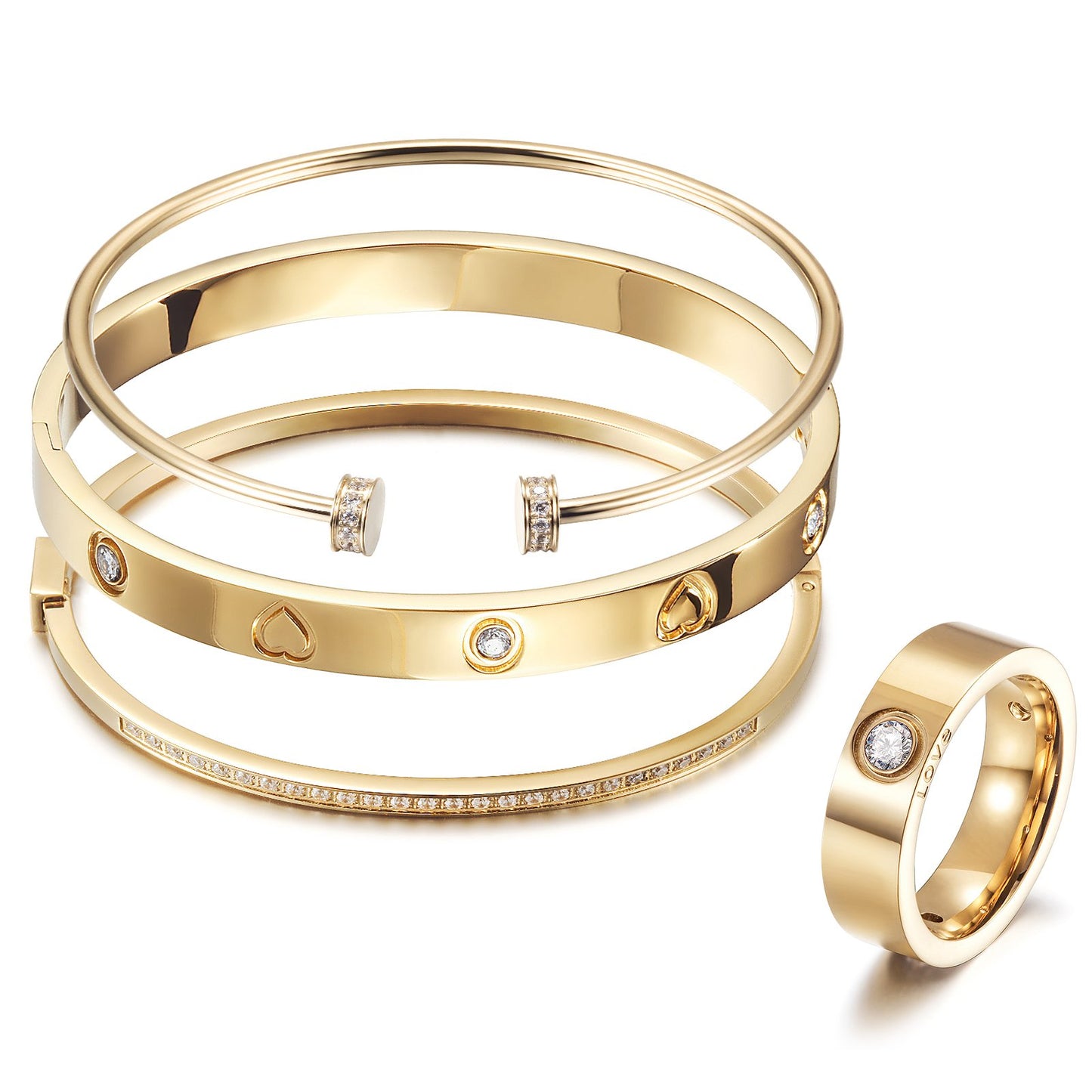 Bangle Ring Set