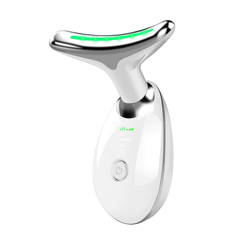 Wavy Chic 7-Color Facial Massager with Microcurrent — Skin Firming Device for Face & Neck