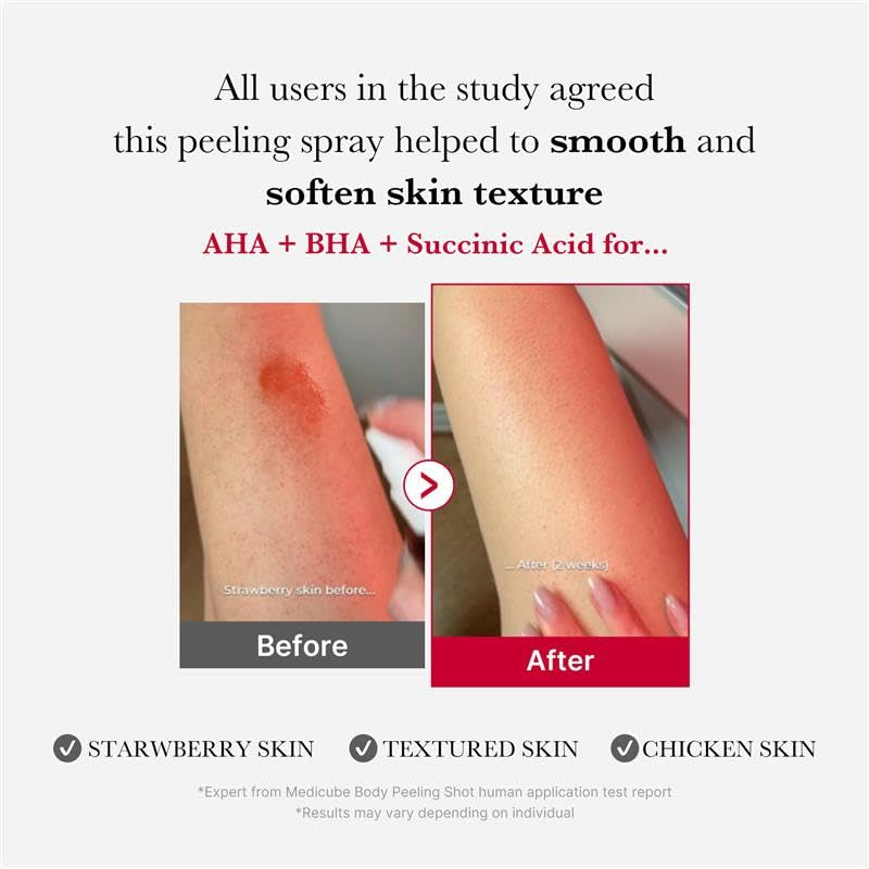 Peeling Shot Body Spray Cleanser + Red Body Wash