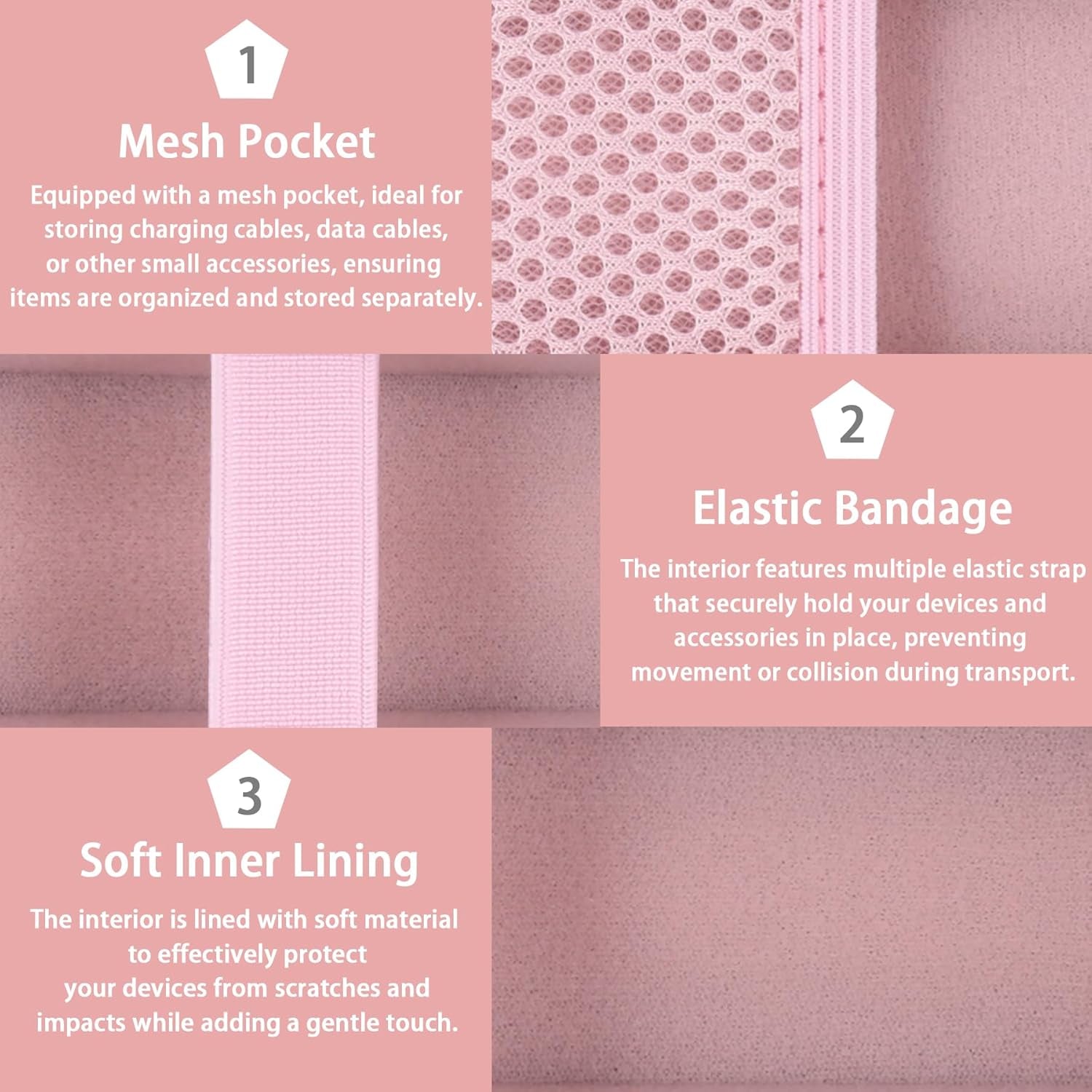 Booster Pro 6-In-1 Real Glass Glow Beauty Massager Protective Hard Case, Travel Storage Organizer