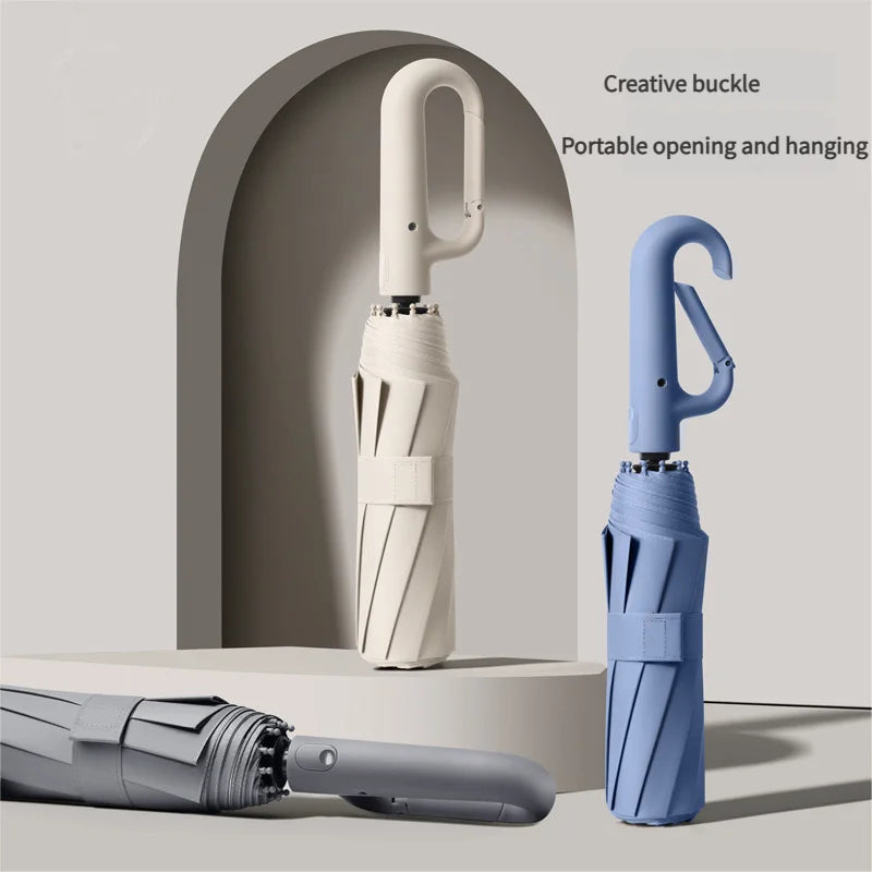 Heavy-Duty Automatic Umbrella with UV Protection - Windproof, Portable & Stylish for All Weather!