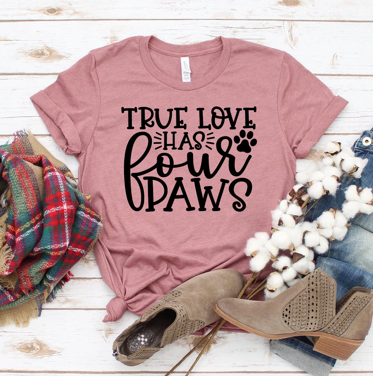 True Love Has 4 Paws Shirt