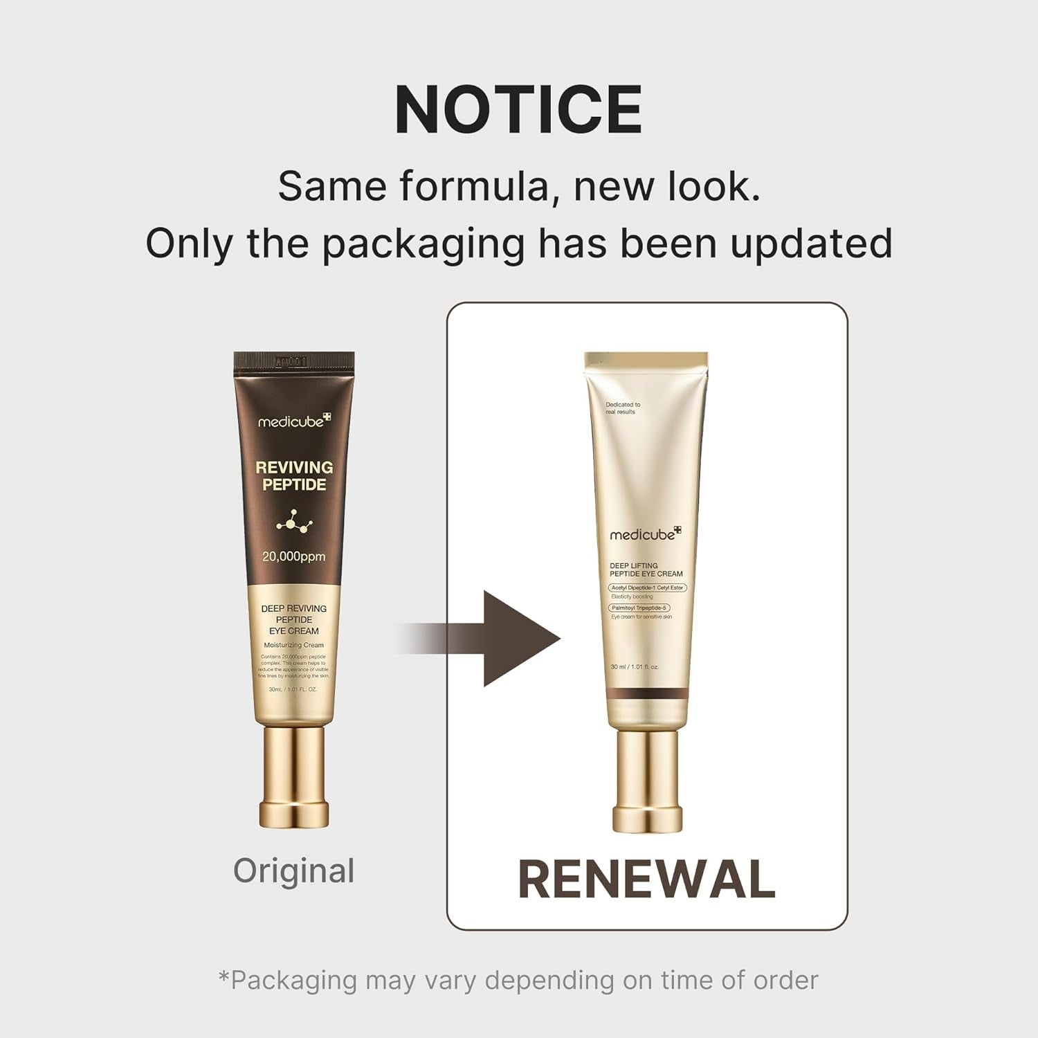 Eye Treatment Serum with Multi Peptides, Niacinamide & Squalane 