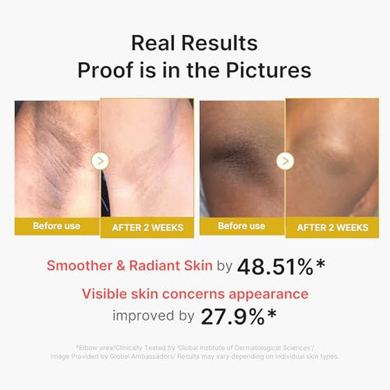 Turmeric Body Peel Shot and Kojic Acid Body Wash 