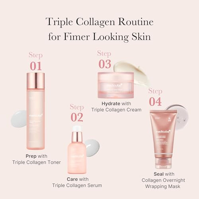 Triple Collagen Nourish and Hydrate Duo: Triple Collagen Cream and Triple Collagen Serum