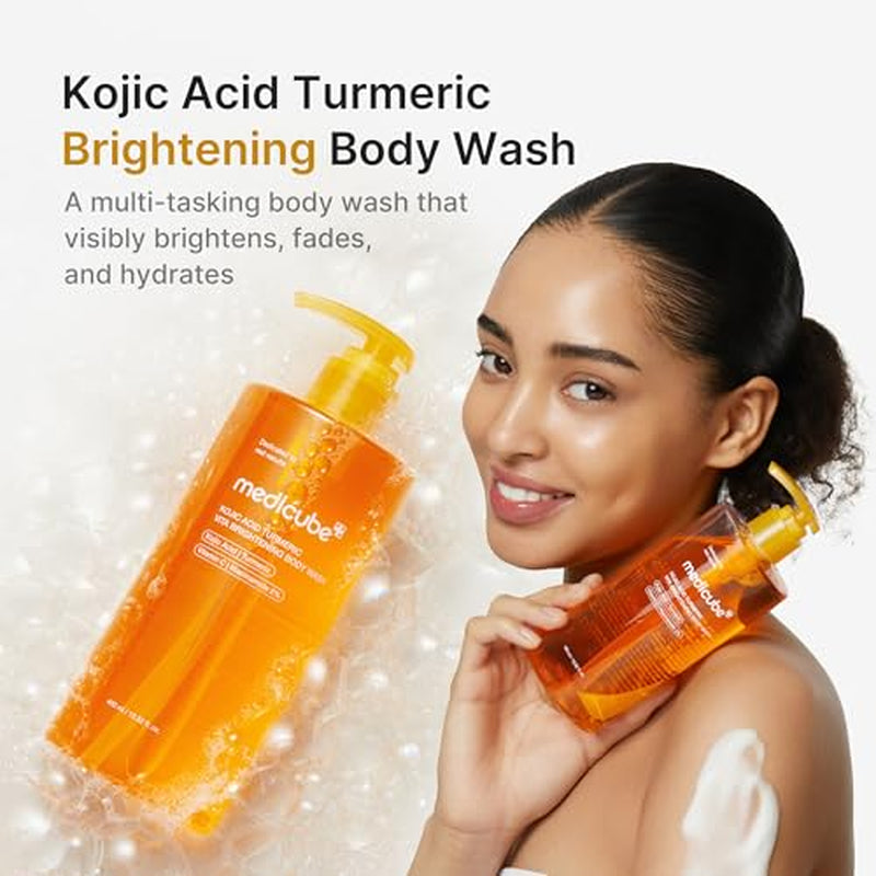 Turmeric Body Peel Shot and Kojic Acid Body Wash 