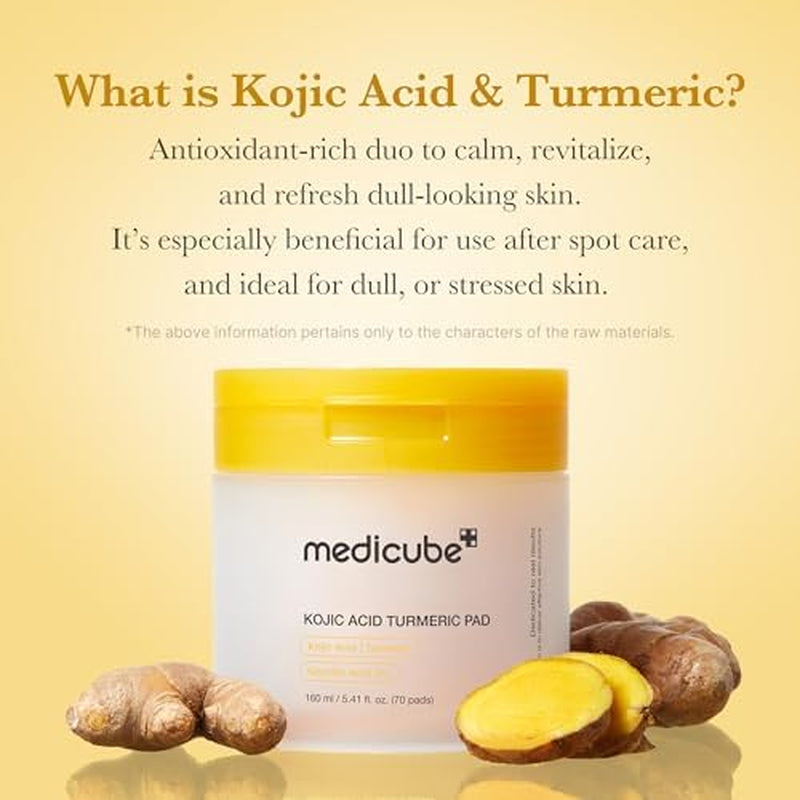 Body Wash & Prep Duo: Kojic Acid Turmeric Toner Pads and Turmeric Body Wash 