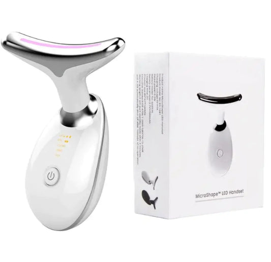 Wavy Chic 7-Color Facial Massager with Microcurrent — Skin Firming Device for Face & Neck